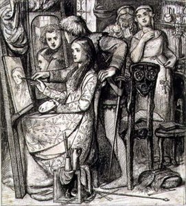 Aşkın Aynası veya Aşkın Mesel, 1850 - 1852 by Dante Gabriel Charles Rossetti