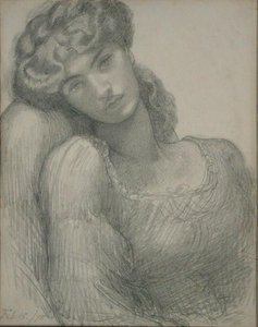 Bayan Morris (1839-1914) by Dante Gabriel Charles Rossetti