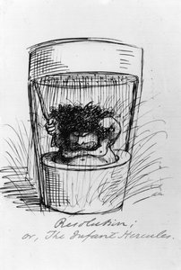 Çözünürlük veya Bebek Herkül, 1869 by Dante Gabriel Charles Rossetti