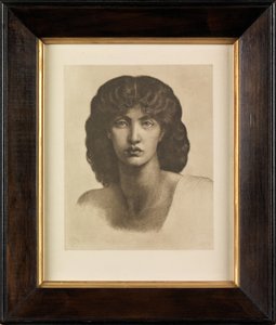 Astarte Suriye için Jane Morris çalışması (fotogravür) by Dante Gabriel Charles Rossetti