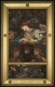 Kutsanmış Damozel, 1875-78 by Dante Gabriel Charles Rossetti