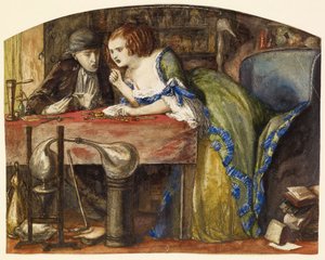 Laboratuvar by Dante Gabriel Charles Rossetti