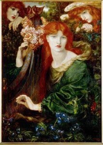 çelenk by Dante Gabriel Charles Rossetti