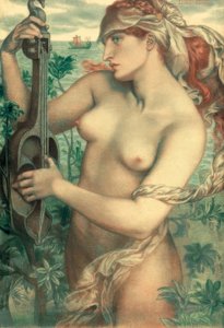 Ligeia Siren by Dante Gabriel Charles Rossetti