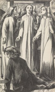 Müzik Ustası, 1855. by Dante Gabriel Rossetti