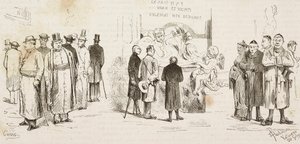Roma'daki Alman hacılar, L'Illustrazione Italiana'dan Dante Paolocci ve Canedi'nin gravürü, No 37, 9 Temmuz by Dante Paolocci