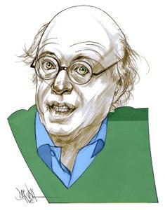 Sennett Richard , 2008 (dijital renkli kalem çizimi) by Dariush Radpour