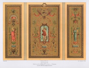Boudoir, Rue de Solferino, Paris, 19. yüzyıl. by Daumont