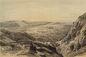 Cana, Genel Görünüm (renkli taş) by David (after) Roberts