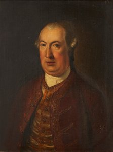 İşlemeli Ceketli ve Yelekli Bir Beyefendinin Yarım Boy Portresi (tuval üzerine yağlı boya) by David (follower of) Martin