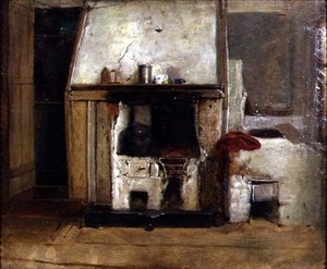 Bir Mutfak Ocağı (tuval üzerine yağlı boya) by David (follower of) Wilkie