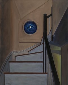 Yukarıda ve Ötede, 2022 (tuval üzerine yağlıboya) by David Arsenault