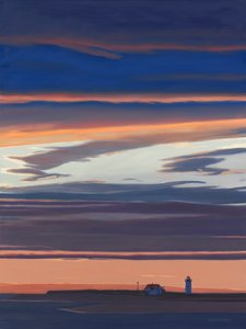 Race Point Finish, 2017 (tuval üzerine yağlıboya) by David Arsenault