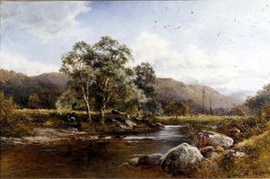 Deri üzerinde huş ağacı by David Bates