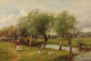 Kazları beslemek by David Bates