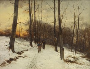 Malvern Woods (petrol) by David Bates
