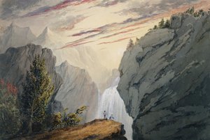 Şelalede, ca. 1850.