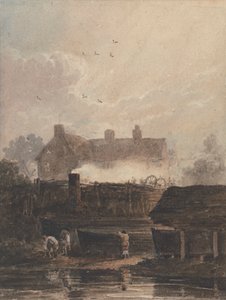 Boat Building - Birmingham'da Tersane by David Cox