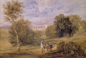 Parktan Haddon Salonu, 1831 by David Cox