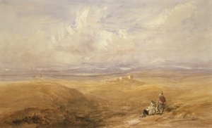 Lancaster Kalesi (kağıt üzerinde wc) by David Cox