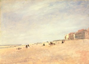 Rhyl Sands, 1854 dolayları (tuval üzerine yağlıboya) by David Cox