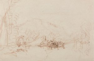 nehir sahnesi by David Cox