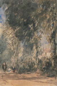 The Abbey Gates Greenfield House'a Bakıyor by David Cox