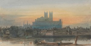 Lambeth'ten Westminster by David Cox