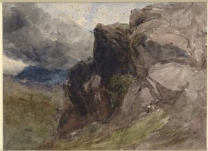 Sağda ön planda şekil çizimi ile Galler