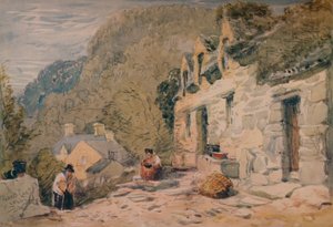 Black Jacks Kulübesi, Bettws-y-Coed, 1846 by David Cox the elder