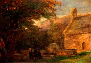 Kilise, Bettws-y-Coed, 1844-1856. by David Cox the elder