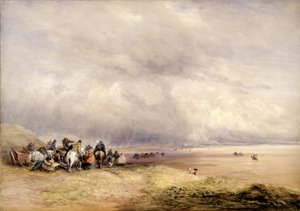Ulverston Kumları, 1835. by David Cox the elder