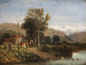 Vapuru Beklerken, 1845. by David Cox the elder
