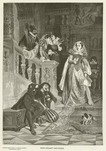 Mary Stuart ve Rizzio by David Dalhoff Neal