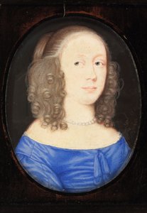 Elizabeth Vere adında bir Leydi, Clare Kontesi, 1653 (parşömen üzerinde wc)