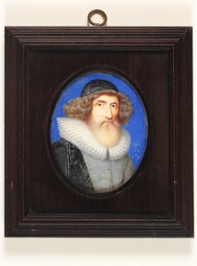 Inigo Jones, 68 yaşında (parşömen üzerine suluboya)