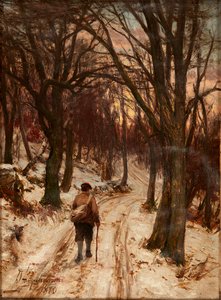 Winter, Glen Lyon (tuval üzerine yağlı boya)