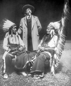 Kızıl Bulut ve Amerikan Atı ile William F. Cody by David Frances Barry