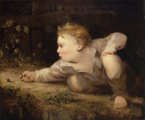 Mermer Oynayan Çocuk, ca. 1858.
