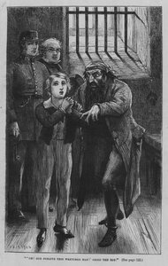Charles Dickens tarafından Oliver Twist için illüstrasyon (gravür)