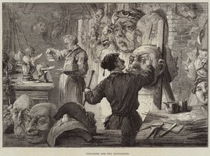 Pandomimlere Hazırlık by David Henry Friston