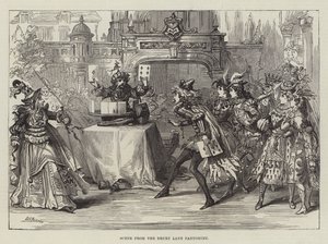 Drury Lane Pandomiminden bir sahne by David Henry Friston
