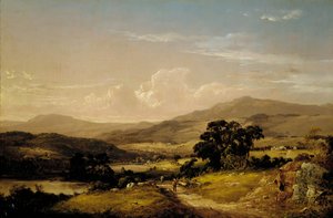 Squam Gölü yakınlarında, New Hampshire, 1856. by David Johnson