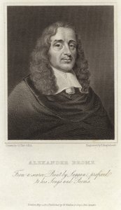 Alexander Brome - İngiliz şair (1620 1666) by David Loggan