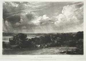 Peyzajın Çeşitli Konuları, İngiliz Manzarasının Karakteristikleri... Bir Yaz Ülkesi, 1831. by David Lucas