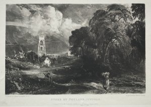 Manzaranın Çeşitli Konuları, John Constable tarafından Boyanmış Resimlerden İngiliz Manzarasının Karakteristikleri, RA: Stoke by Neyland, Suffolk by David Lucas