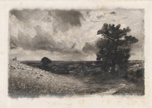 Öğle vakti by David Lucas after John Constable