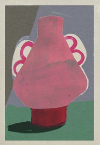 Pembe Saksı, 2023 (karışık teknik) by David McConochie