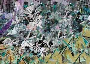 Tanglewood, 2017, Ahşap Panel Üzerine Karışık Teknik. by David McConochie