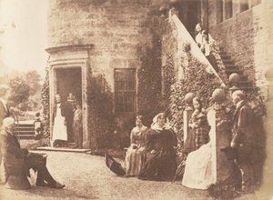 Bonaly Kuleleri. Lord Cockburn'ün Evi, 1843-47. Yaratıcılar: David Octavius Hill, Robert Adamson, Hill & Adamson. by Hill and Adamson